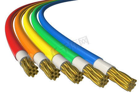 颜色电力电缆