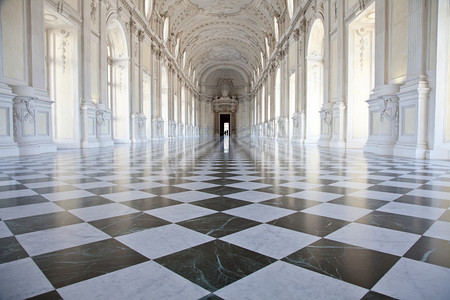 意大利-皇家宫殿: 拱廊堤戴安娜 Venaria