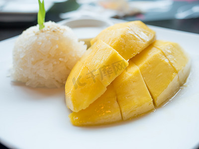 芒果糯米，泰式甜点