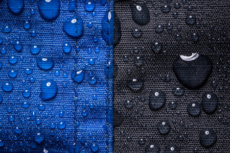 Waterproof textile background