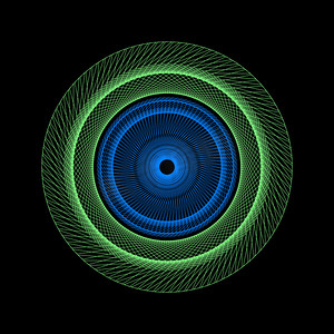 科技几何光点摄影照片_Mandala Symbol Bild