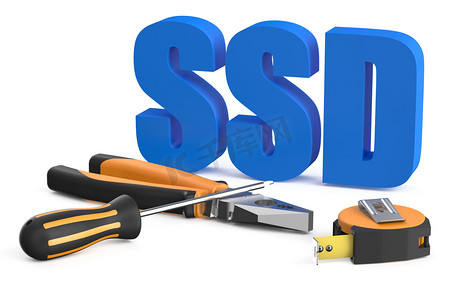 Ssd 服务和维修概念