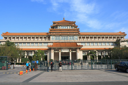 旅行艺术摄影照片_中国北京国家艺术博物馆