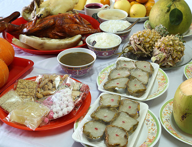 中国农历新年文化的各种食物