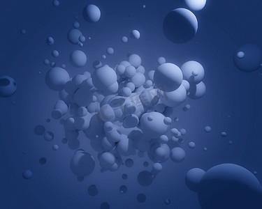 粒子消散字幕摄影照片_纳米-纳米-纳米药物-抽象插图