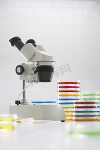显微镜和化学样品