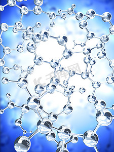 科技分子结构摄影照片_抽象的分子结构
