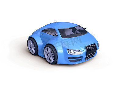 Fancy Blue Coupe -原创设计（微型机械系列）
