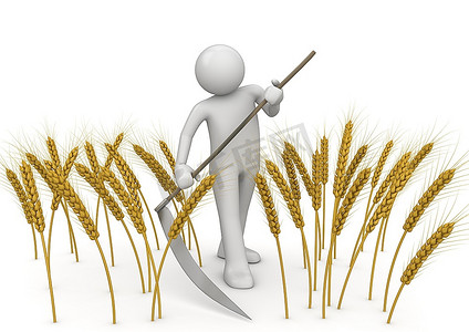割草机-农业工人收藏