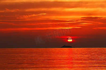泰国高盘根岛的日落