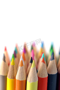 分类彩色摄影照片_分类彩色铅笔孤立