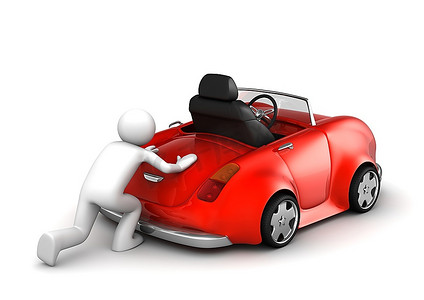 微世界收集-推失败的汽车卡通图像汽车模型