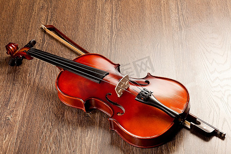 小提琴动漫摄影照片_红玫瑰和一把小提琴