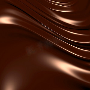 抽象巧克力背景(3D非凡抽象背景和物体系列)