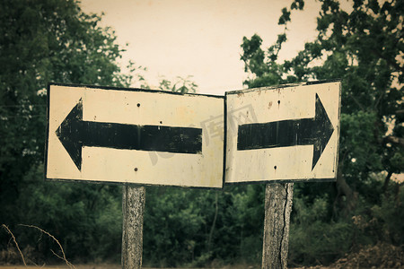 两种方法单独的交通标志.