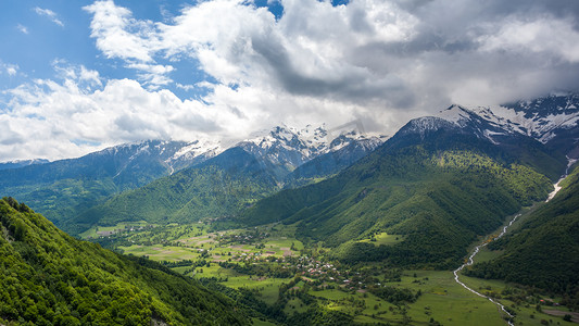 斯瓦涅季，格鲁吉亚山区山青水秀