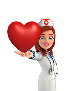 护士性格与心脏的姿势