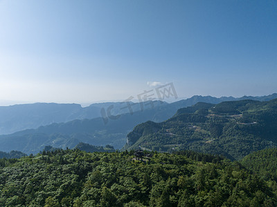 白马山风光上午山川户外摄影摄影图配图