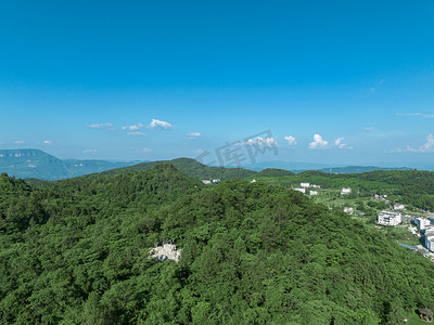 白马山景区上午山川户外摄影摄影图配图