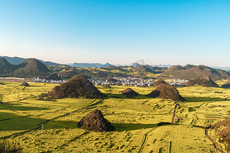 金鸡峰倒影效果