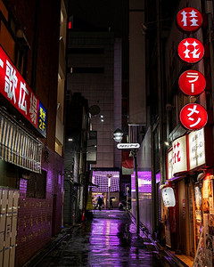 日本夜景城市景观