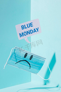 悲伤的蓝色星期一概念2