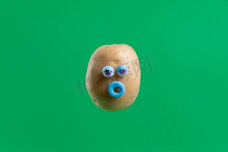 in贴纸对话框摄影照片_有趣的土豆脸贴纸8
