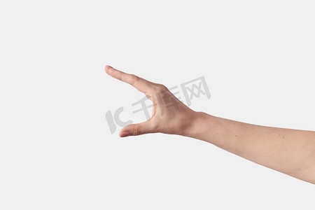 关闭测量手,在白色上进行抓取动作.