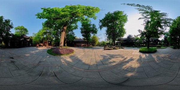  虚拟现实，公园，亚洲，球形