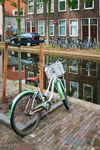  街道，运河，房屋，荷兰语