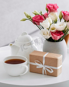 花束玫瑰花瓶包装礼品杯茶