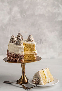 图标甜点摄影照片_前视图美味蛋糕概念10
