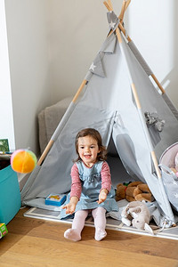  婴儿，帐篷，玩具，球