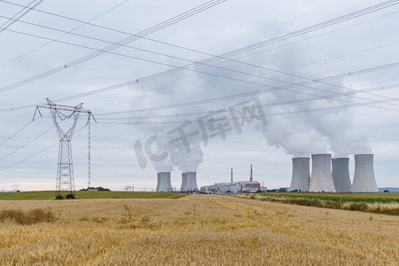 Dukovany核电站，维索西纳地区，捷克共和国，欧洲。