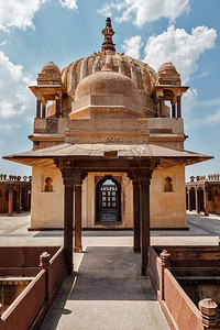 达蒂亚宫印度建筑。印度的Madhya Pradesh印度，印度，印度