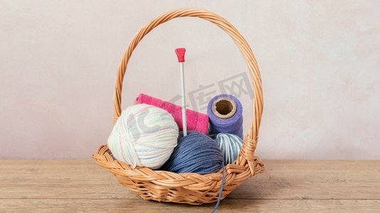 羊毛编织针篮子3