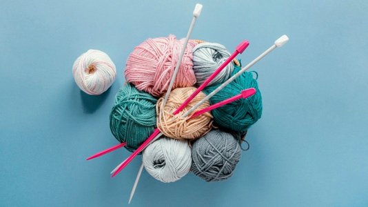 平铺针织针羊毛篮2