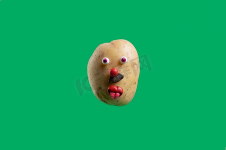 in贴纸对话框摄影照片_有趣的土豆与脸贴纸22