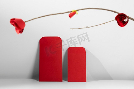 框红包摄影照片_中国新年0 1红包花