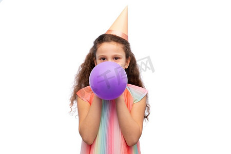  孩子，生日，聚会，气球