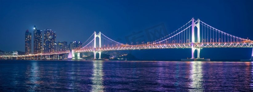  韩国，韩国，光岸，桥