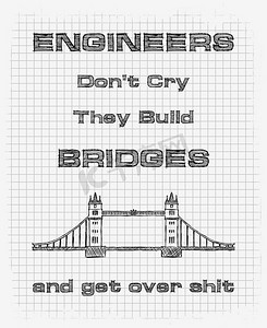  工程师，桥梁，建造，做