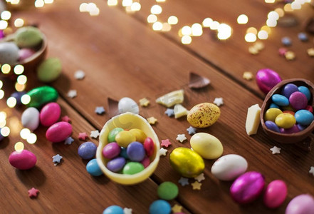  鸡蛋，复活节，糖果，糖果