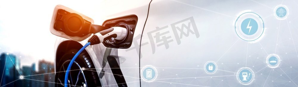 充值有礼送不停摄影照片_电动汽车、车辆、充电器、车站