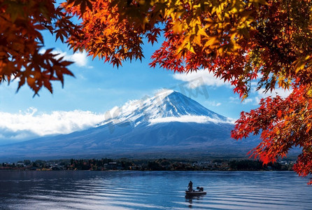 富士摄影照片_ 秋天，秋天，颜色，背景