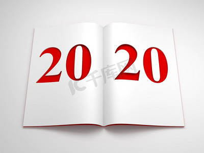 2020圣诞摄影照片_2020新年快乐创意设计背景或贺卡
