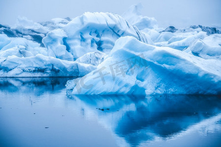 四季气候变化摄影照片_ 南极，南极