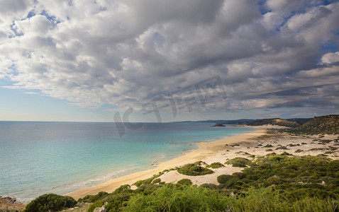 塞浦路斯北部美丽的海滩