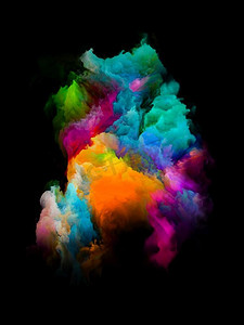 颜料粒子彩虹岛系列为艺术、创意和设计项目创造充满活力的色调和梯度