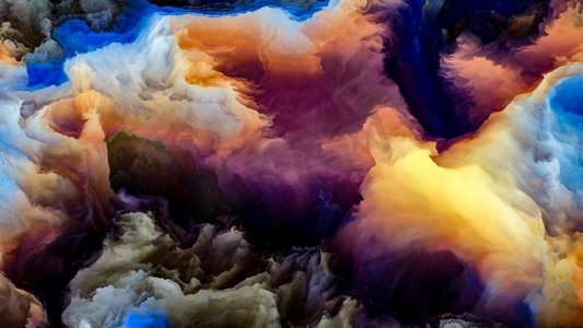 彩色梦不可能的星球系列设计由充满活力的色调和梯度组成，作为艺术，创造力和设计的隐喻